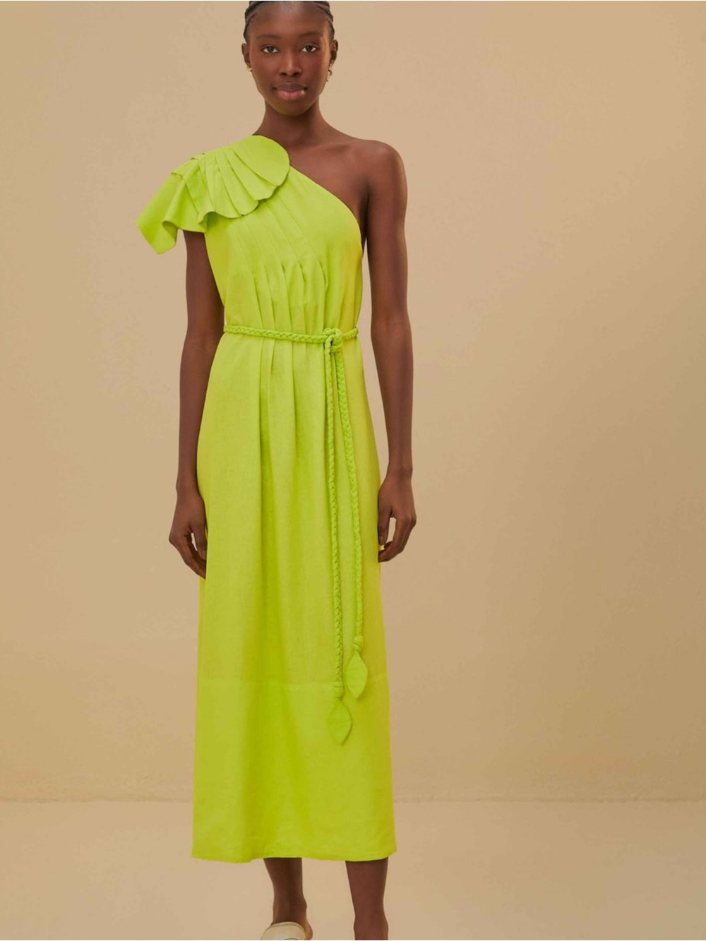 NWT Farm Rio Green Leaf Maxi Dress XL
